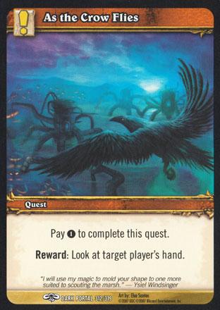 World of Warcraft TCG | As the Crow Flies - Through the Dark Portal 312/319 | The Nerd Merchant