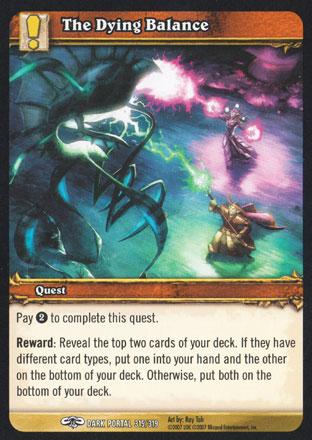 World of Warcraft TCG | The Dying Balance - Through the Dark Portal 315/319 | The Nerd Merchant