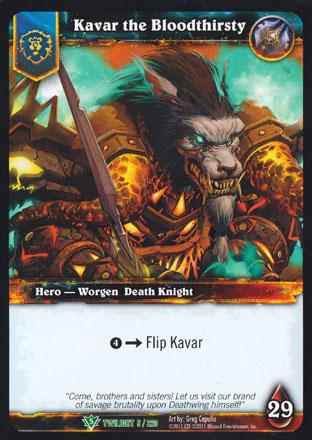 World of Warcraft TCG | Kavar the Bloodthirsty - Twilight of the Dragons 5/220 | The Nerd Merchant