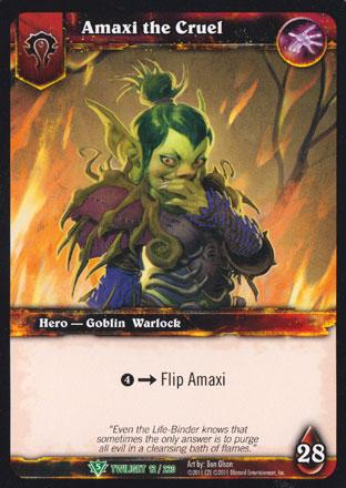 World of Warcraft TCG | Amaxi the Cruel - Twilight of the Dragons 12/220 | The Nerd Merchant