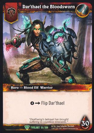 World of Warcraft TCG | Dar'thanel the Bloodsworn - Twilight of the Dragons 13/220 | The Nerd Merchant