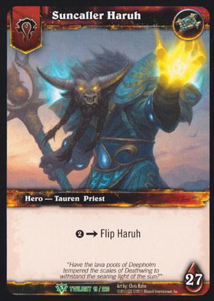 World of Warcraft TCG | Suncaller Haruh - Twilight of the Dragons 19/220 | The Nerd Merchant