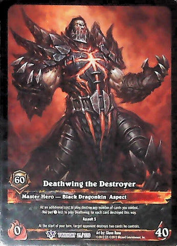 World of Warcraft TCG | Deathwing The Destroyer (Extended Art) | The Nerd Merchant