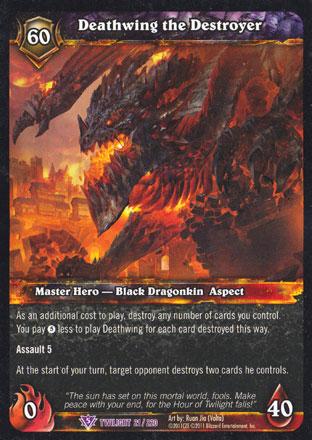 World of Warcraft TCG | Deathwing the Destroyer - Twilight of the Dragons 21/220 | The Nerd Merchant