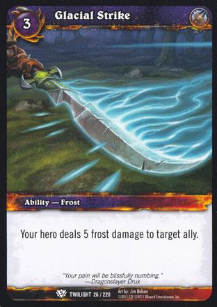 World of Warcraft TCG | Glacial Strike - Twilight of the Dragons 26/220 | The Nerd Merchant