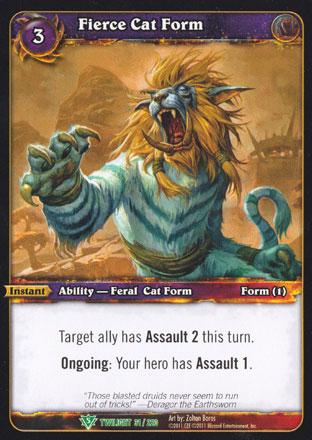 World of Warcraft TCG | Fierce Cat Form - Twilight of the Dragons 31/220 | The Nerd Merchant