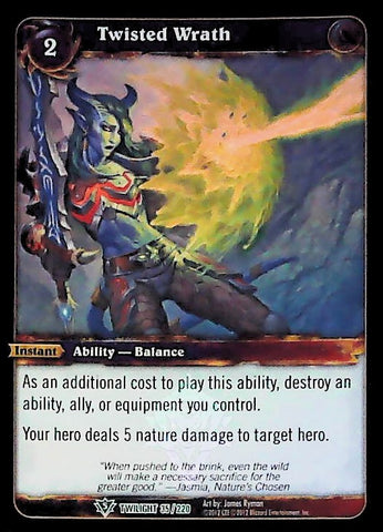 World of Warcraft TCG | Twisted Wrath (Foil) - Twilight of the Dragons 35/220 | The Nerd Merchant