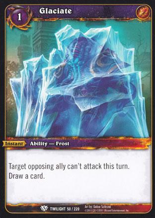 World of Warcraft TCG | Glaciate - Twilight of the Dragons 50/220 | The Nerd Merchant