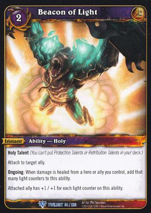 World of Warcraft TCG | Beacon of Light - Twilight of the Dragons 54/220 | The Nerd Merchant