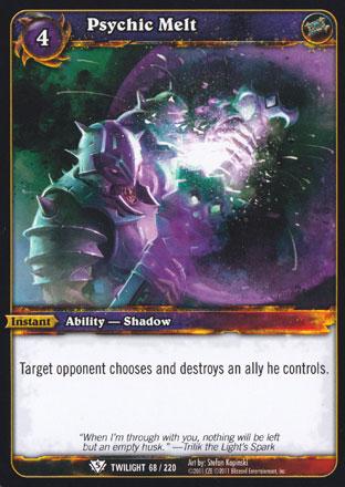 World of Warcraft TCG | Psychic Melt - Twilight of the Dragons 68/220 | The Nerd Merchant