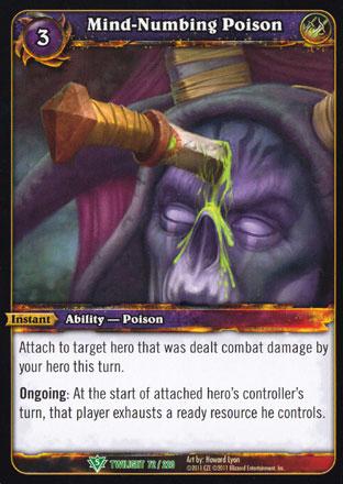 World of Warcraft TCG | Mind Numbing Poison - Twilight of the Dragons 72/220 | The Nerd Merchant