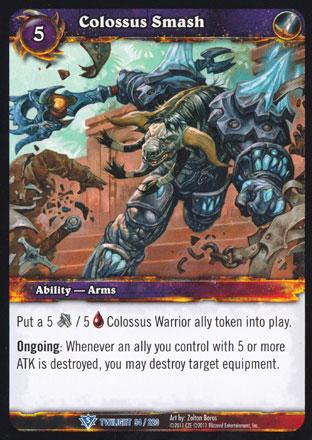 World of Warcraft TCG | Colossus Smash - Twilight of the Dragons 94/220 | The Nerd Merchant