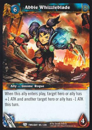 World of Warcraft TCG | Abbie Whizzleblade - Twilight of the Dragons 105/220 | The Nerd Merchant