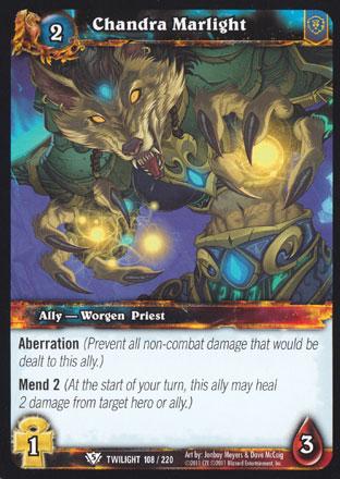 World of Warcraft TCG | Chandra Marlight - Twilight of the Dragons 108/220 | The Nerd Merchant