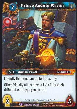 World of Warcraft TCG | Prince Anduin Wrynn - Twilight of the Dragons 121/220 | The Nerd Merchant