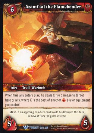 World of Warcraft TCG | Azami'tal the Flamebender - Twilight of the Dragons 129/220 | The Nerd Merchant