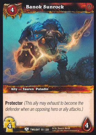 World of Warcraft TCG | Banok Sunrock - Twilight of the Dragons 131/220 | The Nerd Merchant