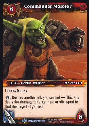 World of Warcraft TCG | Commander Molotov - Twilight of the Dragons 133/220 | The Nerd Merchant