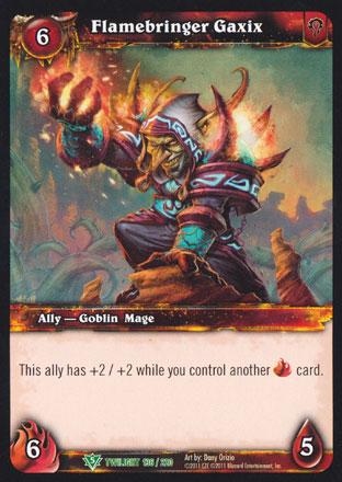 World of Warcraft TCG | Flamebringer Gaxix - Twilight of the Dragons 136/220 | The Nerd Merchant