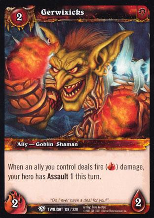 World of Warcraft TCG | Gerwixicks - Twilight of the Dragons 138/220 | The Nerd Merchant