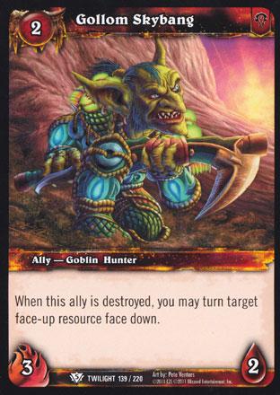 World of Warcraft TCG | Gollom Skybang - Twilight of the Dragons 139/220 | The Nerd Merchant