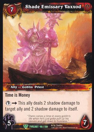 World of Warcraft TCG | Shade  Emissary Vaxxod - Twilight of the Dragons 148/220 | The Nerd Merchant