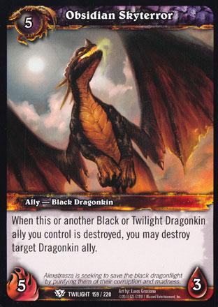 World of Warcraft TCG | Obsidian Skyterror - Twilight of the Dragons 159/220 | The Nerd Merchant