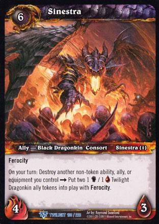 World of Warcraft TCG | Sinestra - Twilight of the Dragons 160/220 | The Nerd Merchant