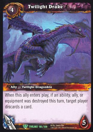 World of Warcraft TCG | Twilight Drake - Twilight of the Dragons 162/220 | The Nerd Merchant