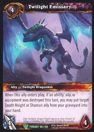 World of Warcraft TCG | Twilight Emissary - Twilight of the Dragons 163/220 | The Nerd Merchant