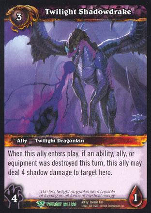 World of Warcraft TCG | Twilight Shadowdrake - Twilight of the Dragons 164/220 | The Nerd Merchant