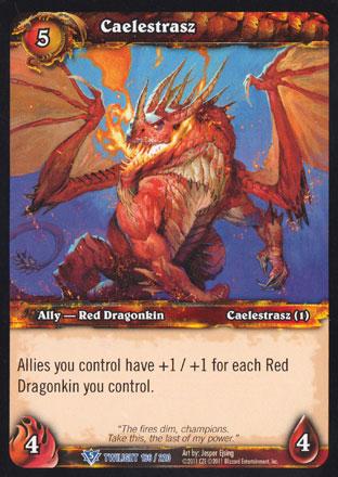 World of Warcraft TCG | Caelestrasz - Twilight of the Dragons 166/220 | The Nerd Merchant