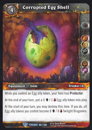 World of Warcraft TCG | Corrupted Egg Shell - Twilight of the Dragons 186/220 | The Nerd Merchant