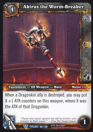 World of Warcraft TCG | Akirus the Worm-Breaker - Twilight of the Dragons 188/220 | The Nerd Merchant