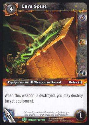 World of Warcraft TCG | Lava Spine - Twilight of the Dragons 199/220 | The Nerd Merchant