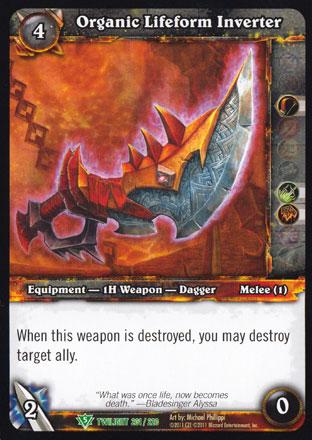 World of Warcraft TCG | Organic Lifeform Inverter - Twilight of the Dragons 201/220 | The Nerd Merchant