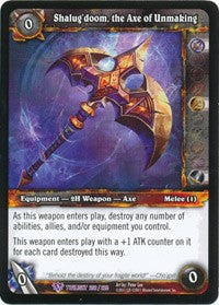 World of Warcraft TCG | Shalug'doom, the Axe of Unmaking - Twilight of the Dragons 202/220 | The Nerd Merchant