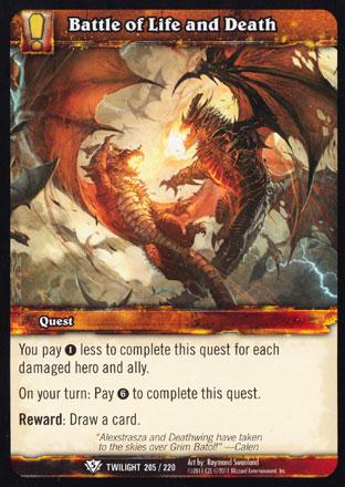 World of Warcraft TCG | Battle of Life and Death - Twilight of the Dragons 205/220 | The Nerd Merchant