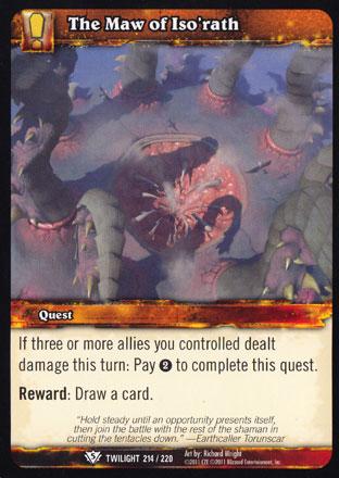 World of Warcraft TCG | The Maw of Iso'rath - Twilight of the Dragons 214/220 | The Nerd Merchant