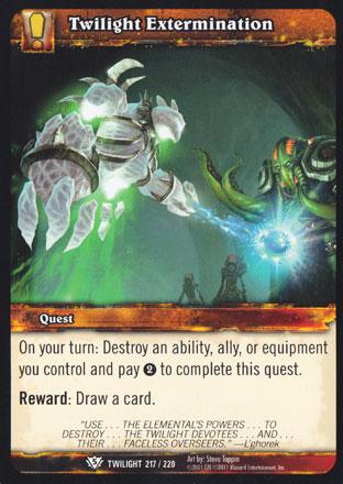 World of Warcraft TCG | Twilight Extermination - Twilight of the Dragons 217/220 | The Nerd Merchant