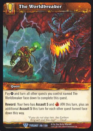 World of Warcraft TCG | The Worldbreaker - Twilight of the Dragons 219/220 | The Nerd Merchant