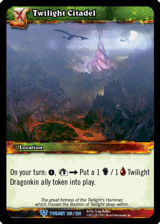 World of Warcraft TCG | Twilight Citadel - Twilight of the Dragons 220/220 | The Nerd Merchant