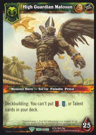 World of Warcraft TCG | High Guardian Malosun - Tomb of the Forgotten 5/202 | The Nerd Merchant