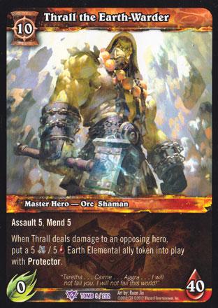 World of Warcraft TCG | Thrall the Earth Warder - Tomb of the Forgotten 9/202 | The Nerd Merchant