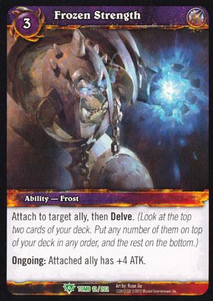 World of Warcraft TCG | Frozen Strength - Tomb of the Forgotten 12/202 | The Nerd Merchant
