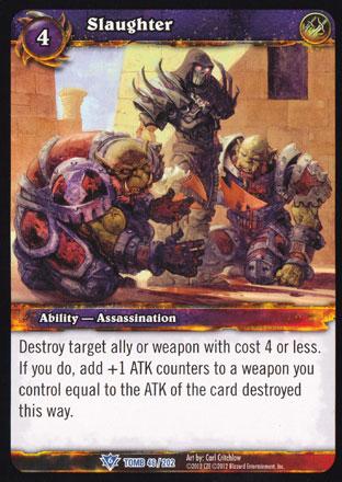 World of Warcraft TCG | Slaughter - Tomb of the Forgotten 46/202 | The Nerd Merchant
