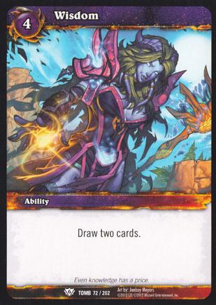 World of Warcraft TCG | Wisdom - Tomb of the Forgotten 72/202 | The Nerd Merchant