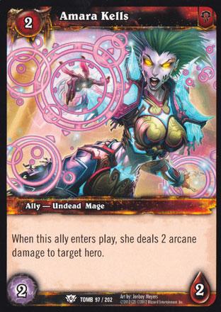 World of Warcraft TCG | Amara Kells - Tomb of the Forgotten 97/202 | The Nerd Merchant
