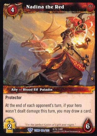 World of Warcraft TCG | Nadina the Red - Tomb of the Forgotten 108/202 | The Nerd Merchant