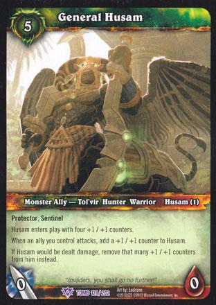 World of Warcraft TCG | General Husam - Tomb of the Forgotten 121/202 | The Nerd Merchant